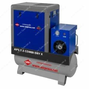 AirPress screw compressor APS 7.5 Combi Dry X 10 bar 369007