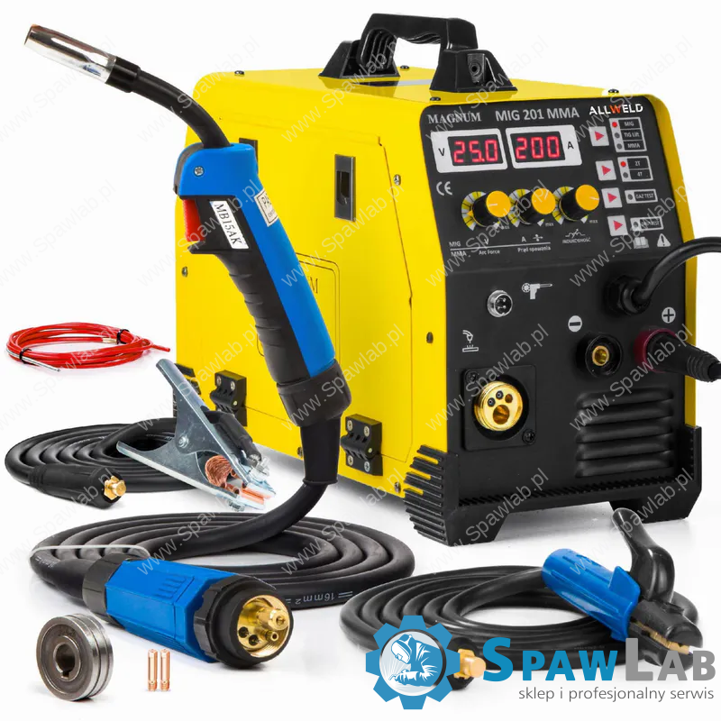 Magnum Półautomat Spawalniczy   MIG 201 MMA IGBT U MI 201MMA