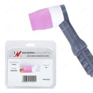 Spartus Soczewka wersja krótka 24/24W #7 [na elektrodę 1.6mm] L=23.5mm