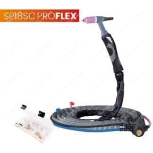 Spartus Uchwyt TIG 18SC, 4m, seria ProFLEX, 1B, pakiet U, przyłącze pasujące do EWM®