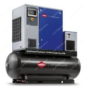 Airpress Kompresor śrubowy EcoPower Premium 10D IVR Combi Dry PM 13 bar 10 KM/7.5 kW 276 - 1272 l/min 500 l