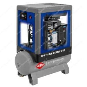 Airpress Kompresor śrubowy APS 7.5 IVR Combi X G2 10 bar 7.5 KM/5.5 kW 290-790 l/min 200 l