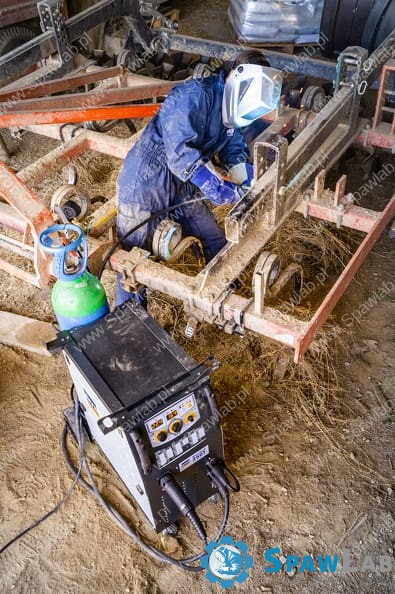 Spawarka GYS Smartmig w przydomowym warsztacie