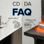 Porównanie spoiny: zgrzewanie kołkowe łukowe vs kondensatorowe.