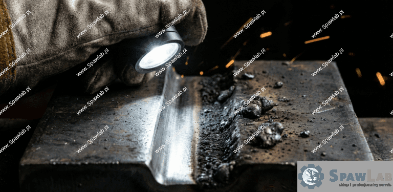 Prawidłowo oszlifowany rowek po żłobieniu.