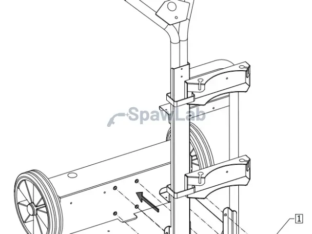 Migatronic 2-wheel multi-purpose trolley (air)
