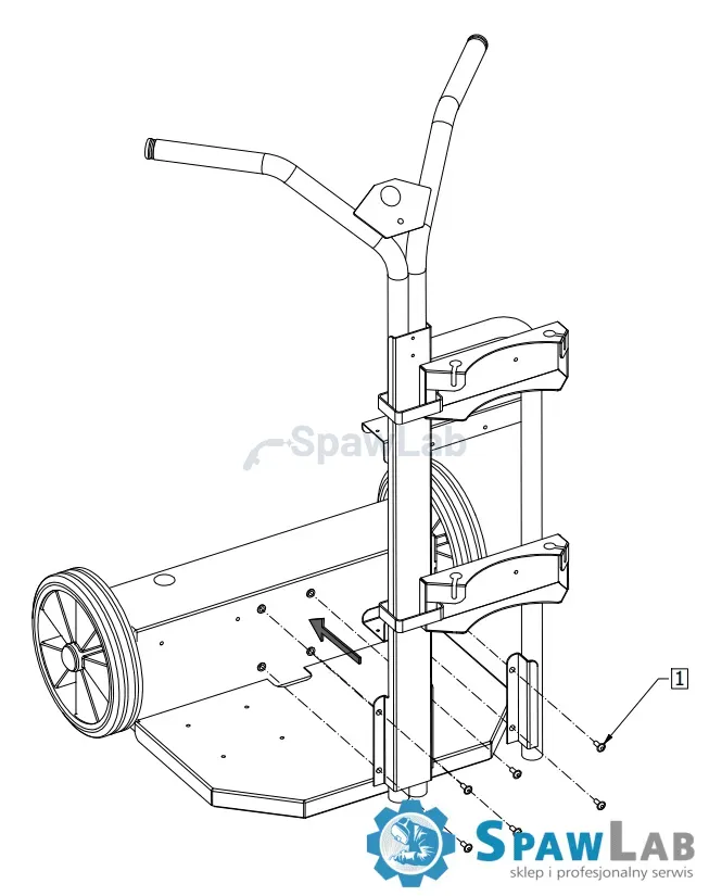 Migatronic 2-Rad-Mehrzweckfahrwagen (Luft)