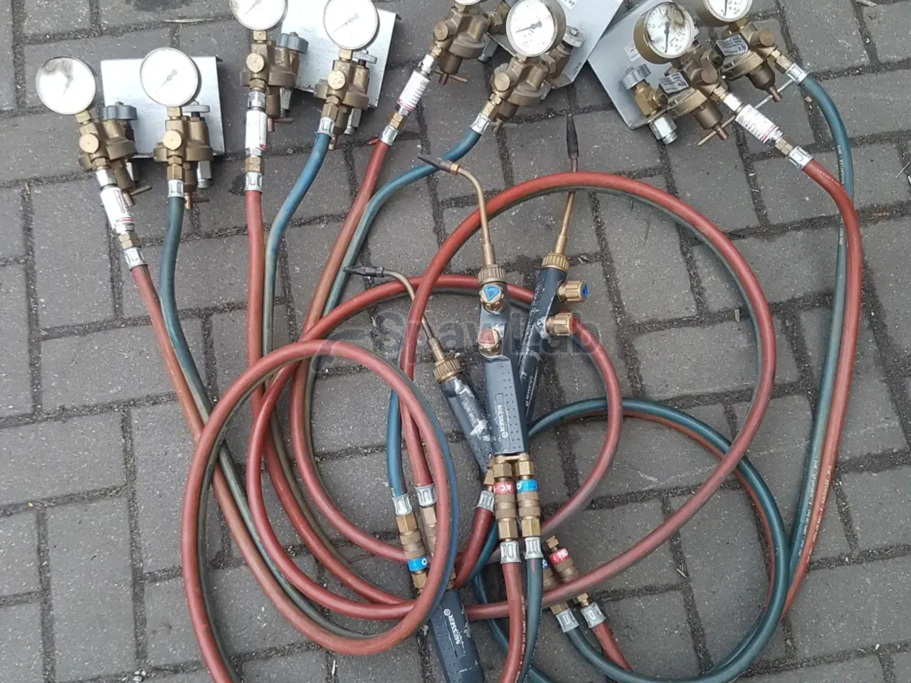 4x Kit for welding Oxygen Acetylene/ Pressure gauges