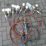 4x Kit for welding Oxygen Acetylene/ Pressure gauges