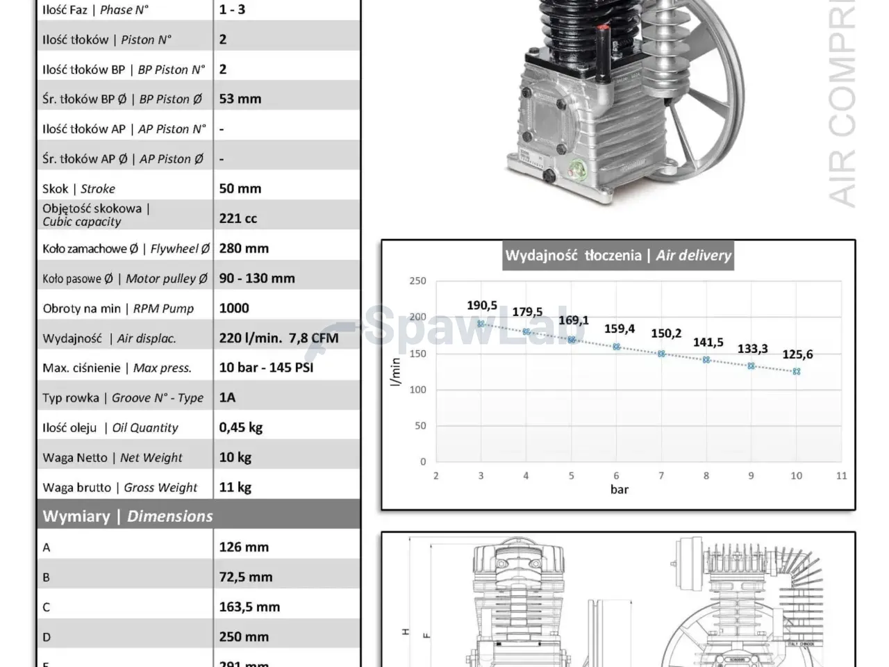SHAMAL K11C 1,5 kW Kompressoraggregat, Bild 6