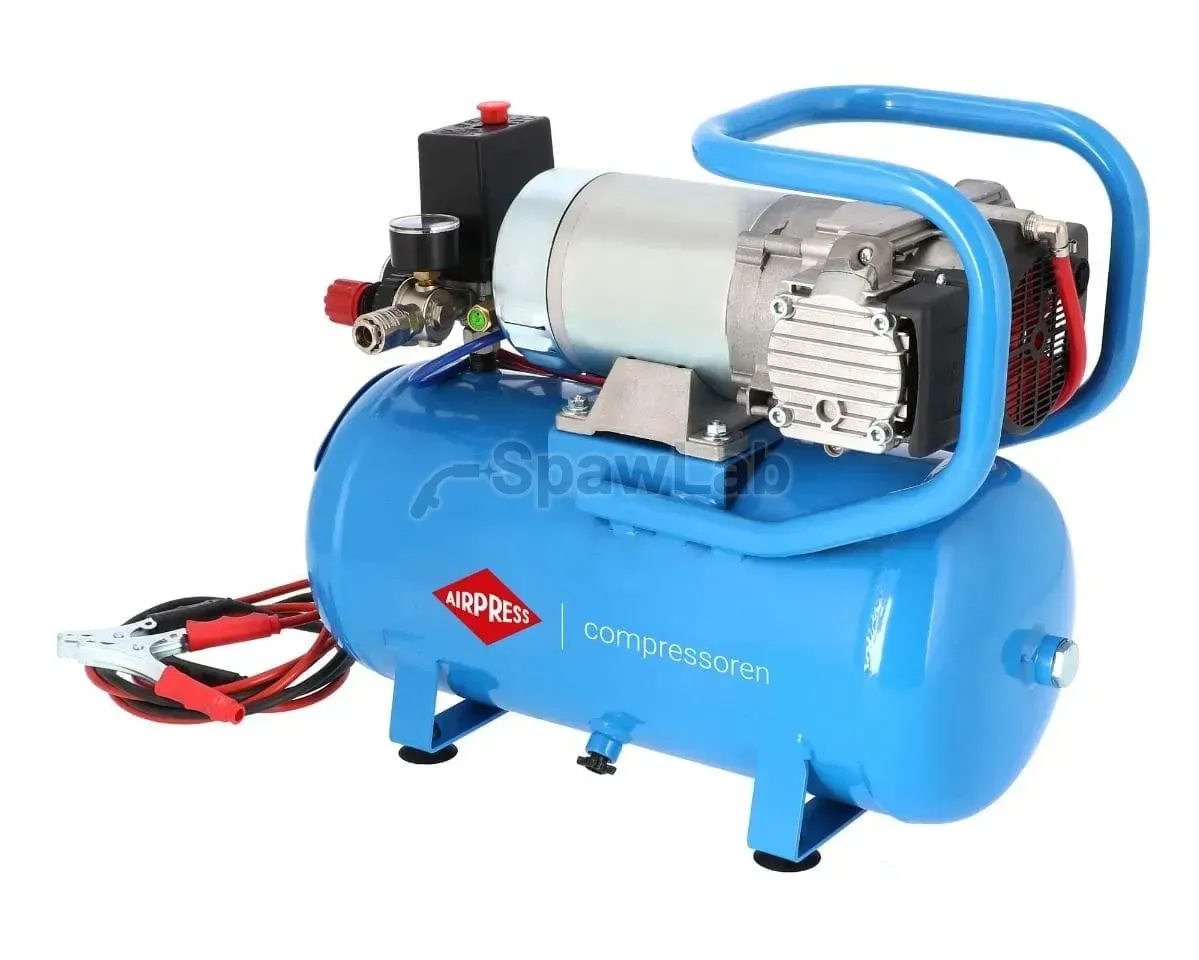 Airpress DC 24-225/15 leiser ölfreier Zweikolbenkompressor 10 bar 0,75 PS/0,55 kW 24V 180 l/min 15 l, Bild 2