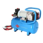 Airpress DC 24-225/15 leiser ölfreier Zweikolbenkompressor 10 bar 0,75 PS/0,55 kW 24V 180 l/min 15 l, Bild 2