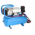 Airpress DC 24-225/15 leiser ölfreier Zweikolbenkompressor 10 bar 0,75 PS/0,55 kW 24V 180 l/min 15 l, Bild 4