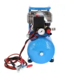 Airpress DC 24-225/15 leiser ölfreier Zweikolbenkompressor 10 bar 0,75 PS/0,55 kW 24V 180 l/min 15 l, Bild 6