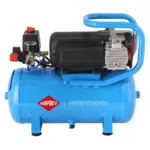Airpress LMO 15-210 quiet oil-free twin-piston compressor 10 bar 0.75 HP/0.55 kW 125 l/min 15 l