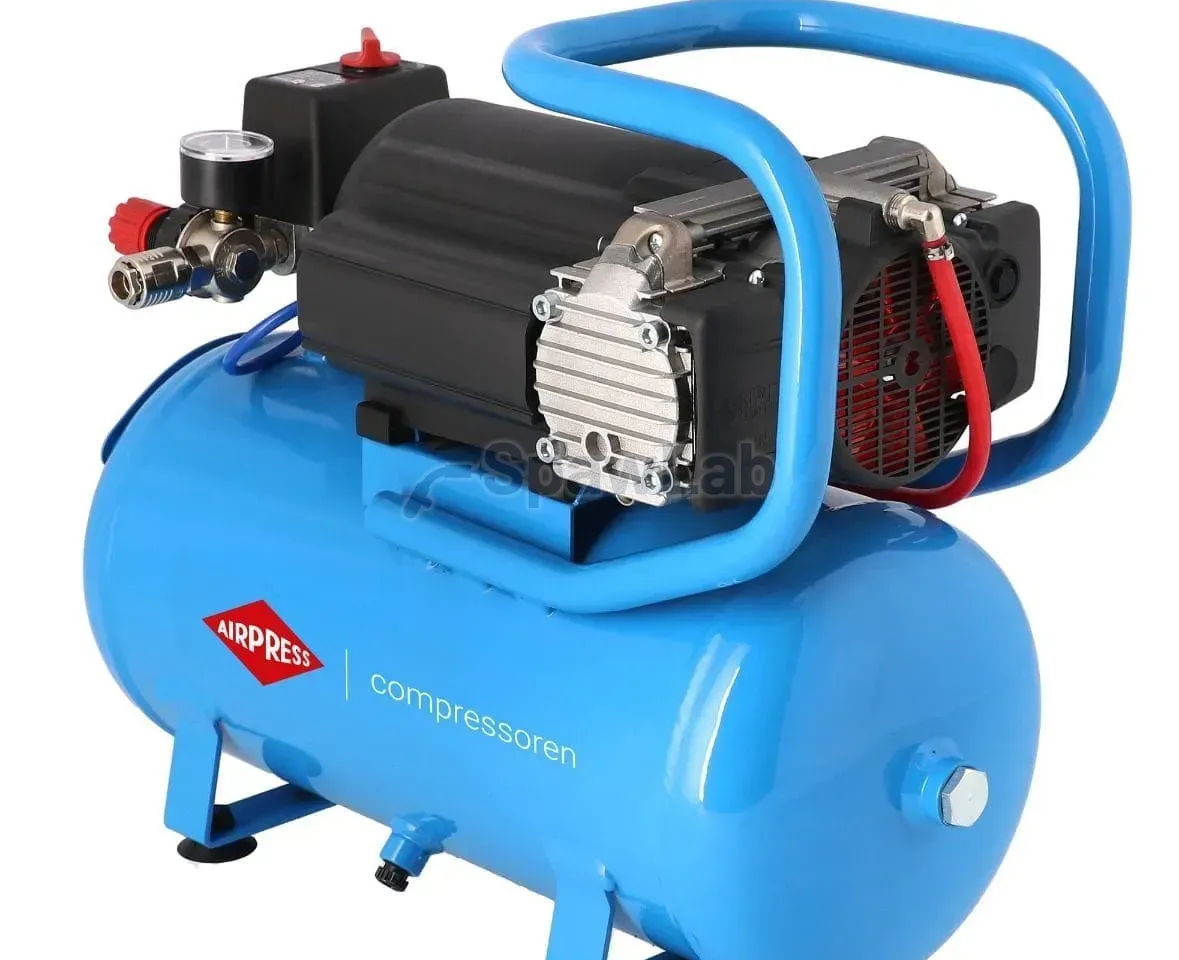 Airpress LMO 15-210 quiet oil-free twin-piston compressor 10 bar 0.75 HP/0.55 kW 125 l/min 15 l, photo 2