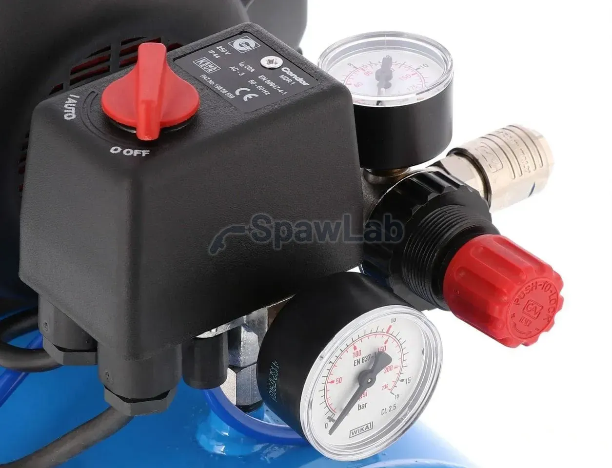 Airpress LMO 15-210 quiet oil-free twin-piston compressor 10 bar 0.75 HP/0.55 kW 125 l/min 15 l, photo 8