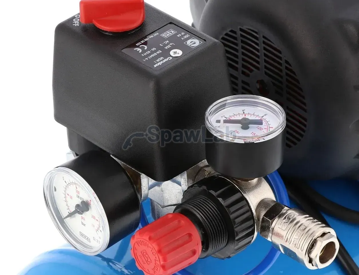 Airpress LMO 15-210 quiet oil-free twin-piston compressor 10 bar 0.75 HP/0.55 kW 125 l/min 15 l, photo 9