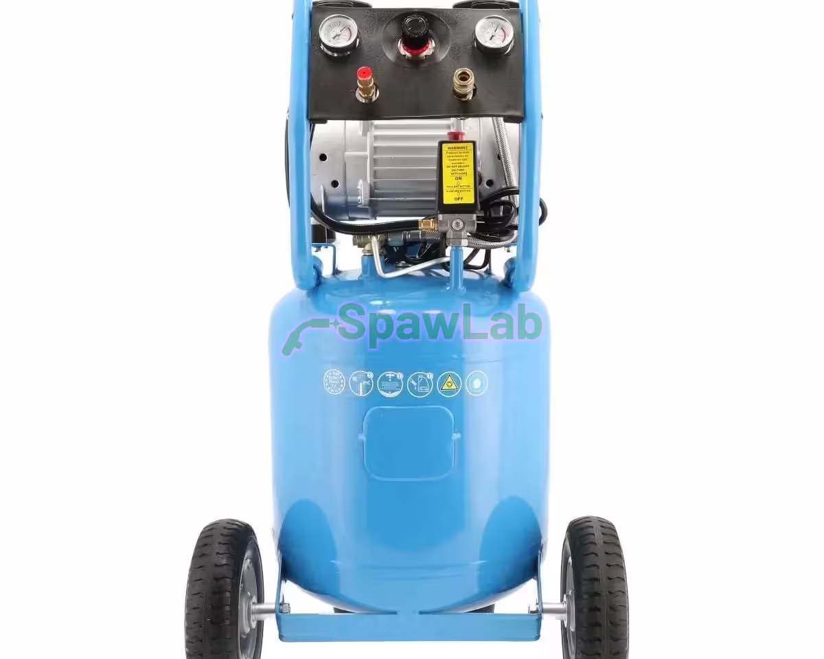 Airpress leiser ölfreier stehender Zweikolbenkompressor 8 bar 2 PS/1,5 kW 150 l/min 38 l LMVO 40-250, Bild 2