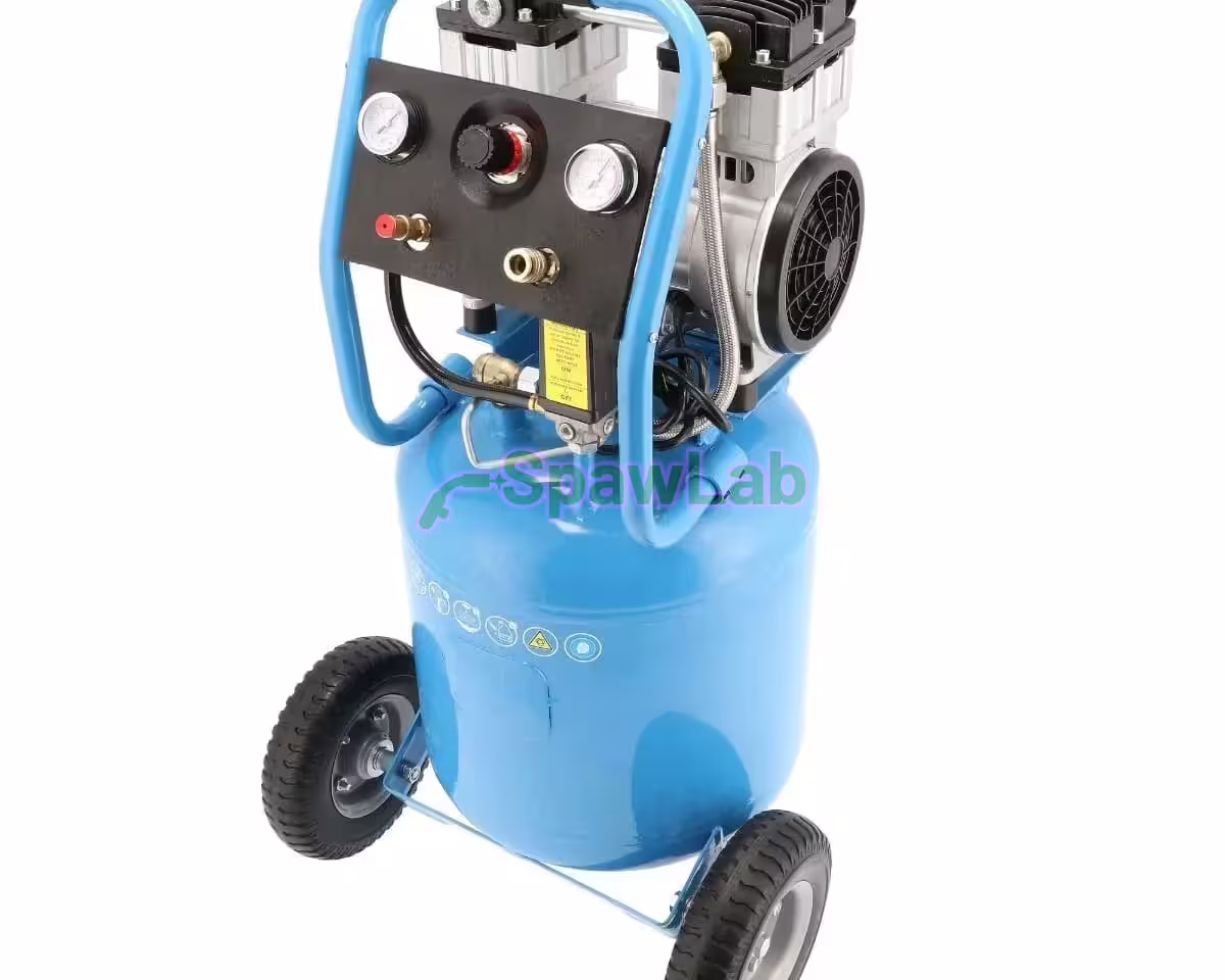 Airpress leiser ölfreier stehender Zweikolbenkompressor 8 bar 2 PS/1,5 kW 150 l/min 38 l LMVO 40-250, Bild 4