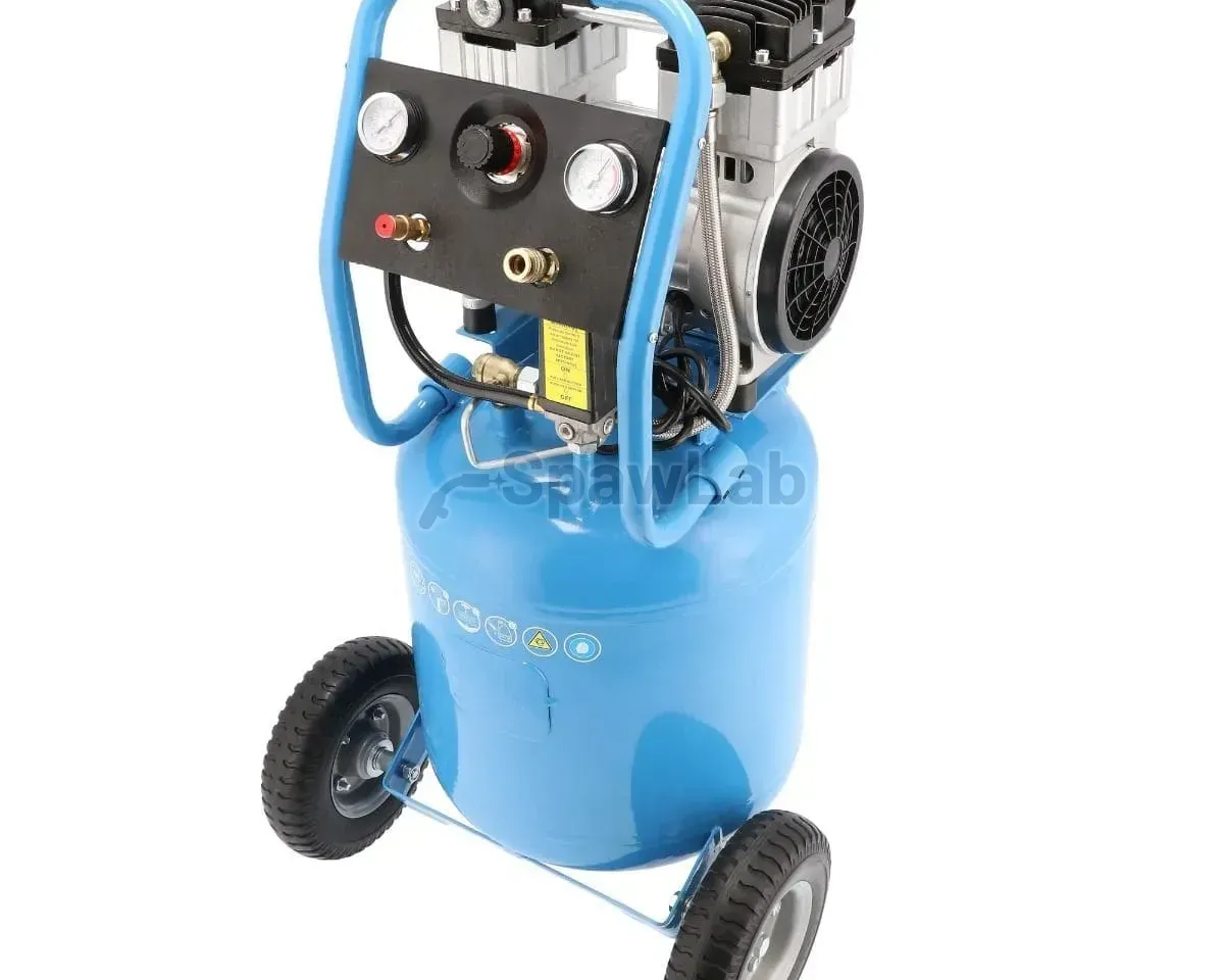 Airpress quiet oil-free vertical twin-piston compressor 8 bar 2 HP/1.5 kW 150 l/min 38 l LMVO 40-250, photo 4