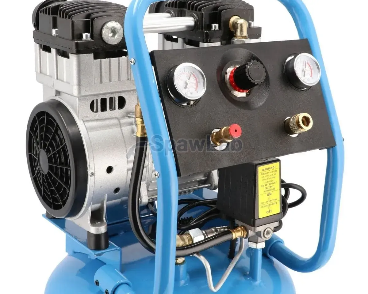 Airpress quiet oil-free vertical twin-piston compressor 8 bar 2 HP/1.5 kW 150 l/min 38 l LMVO 40-250, photo 7