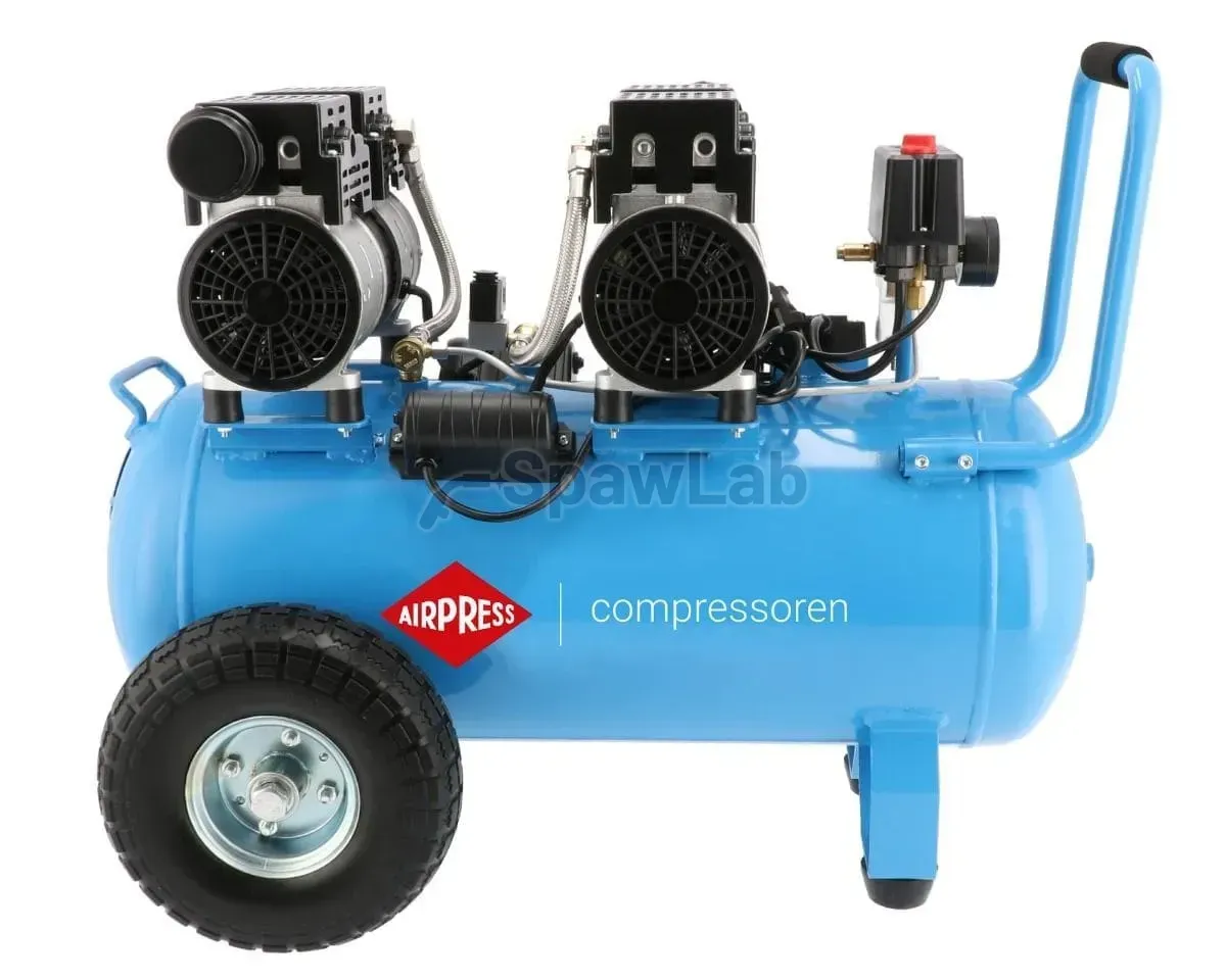 Airpress Cichy kompresor bezolejowy LMO 50-270 8 bar 2 KM/1.5 kW 185 l/min 50 l, zdjęcie 2
