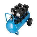 Airpress LMO 90-380 quiet oil-free compressor 8 bar 3 HP (3 x 1 HP) / 2.25 kW 280 l/min 90 l, photo 3