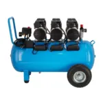 Airpress LMO 90-380 quiet oil-free compressor 8 bar 3 HP (3 x 1 HP) / 2.25 kW 280 l/min 90 l, photo 4