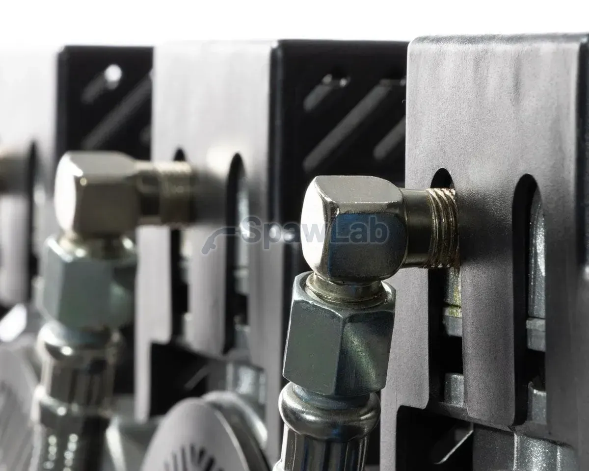 Airpress LMO 90-380 quiet oil-free compressor 8 bar 3 HP (3 x 1 HP) / 2.25 kW 280 l/min 90 l, photo 7
