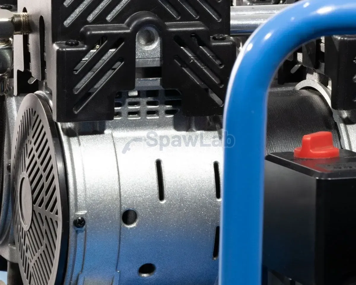 Airpress LMO 90-380 quiet oil-free compressor 8 bar 3 HP (3 x 1 HP) / 2.25 kW 280 l/min 90 l, photo 9