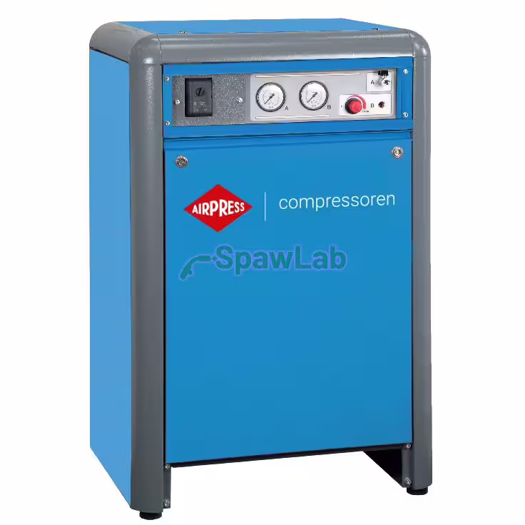 Airpress Silent twin-piston compressor APZ 320+ 10 bar 3 HP/2.2 kW 400V 317 l/min 24 l