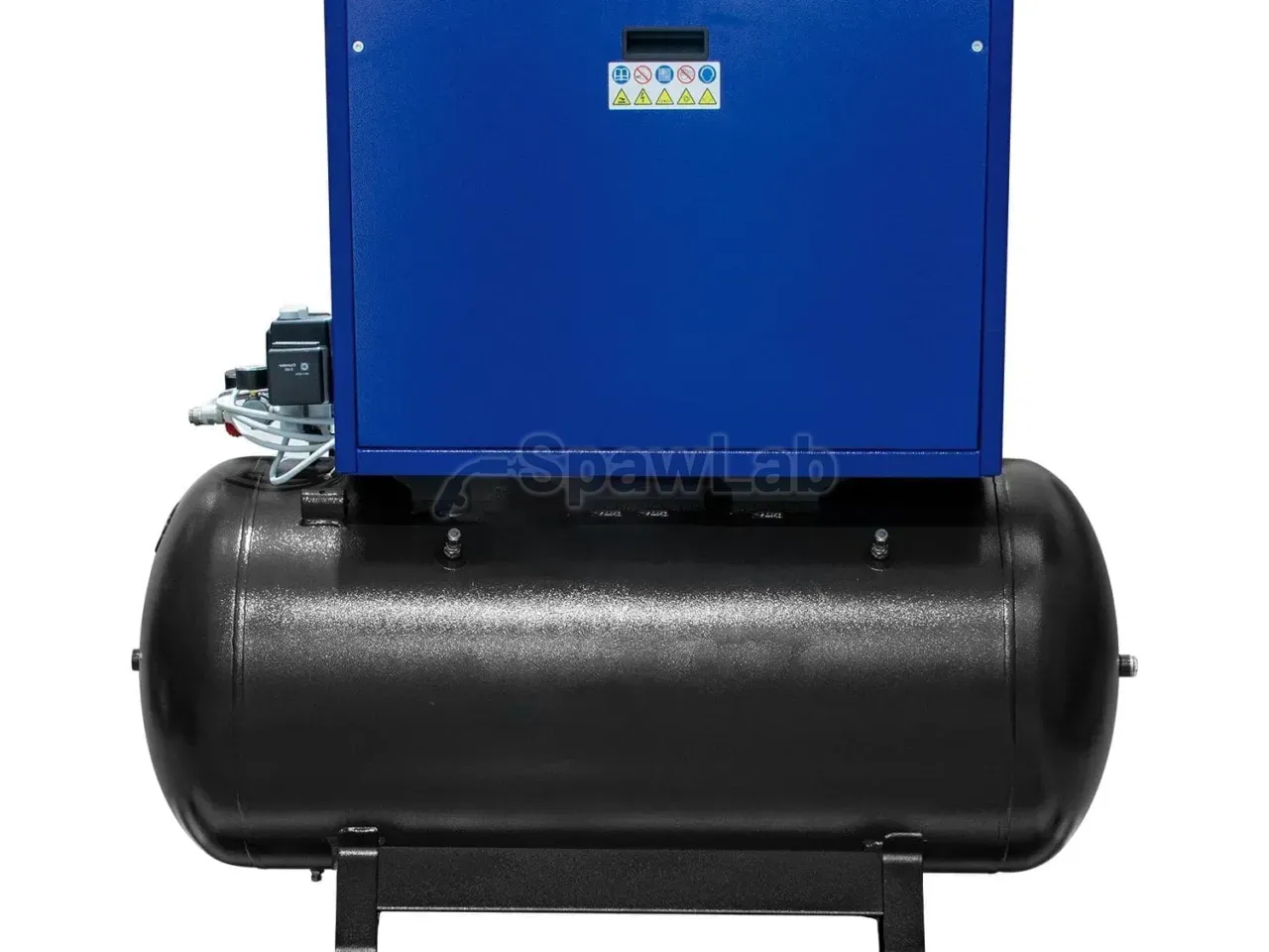 Airpress APZ 500-200 silent twin-piston compressor 10 bar 4 HP/3 kW 378 l/min 200 l