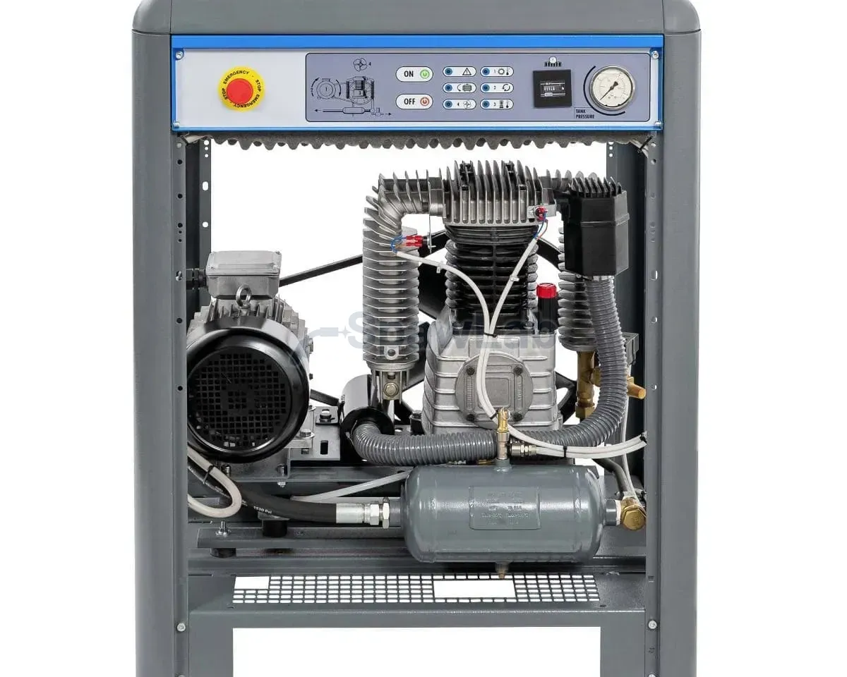 Airpress Silent twin-piston compressor APZ 600+ 11 bar 5.5 HP/4 kW 400V 555 l/min 3 l - star-delta connection, photo 9