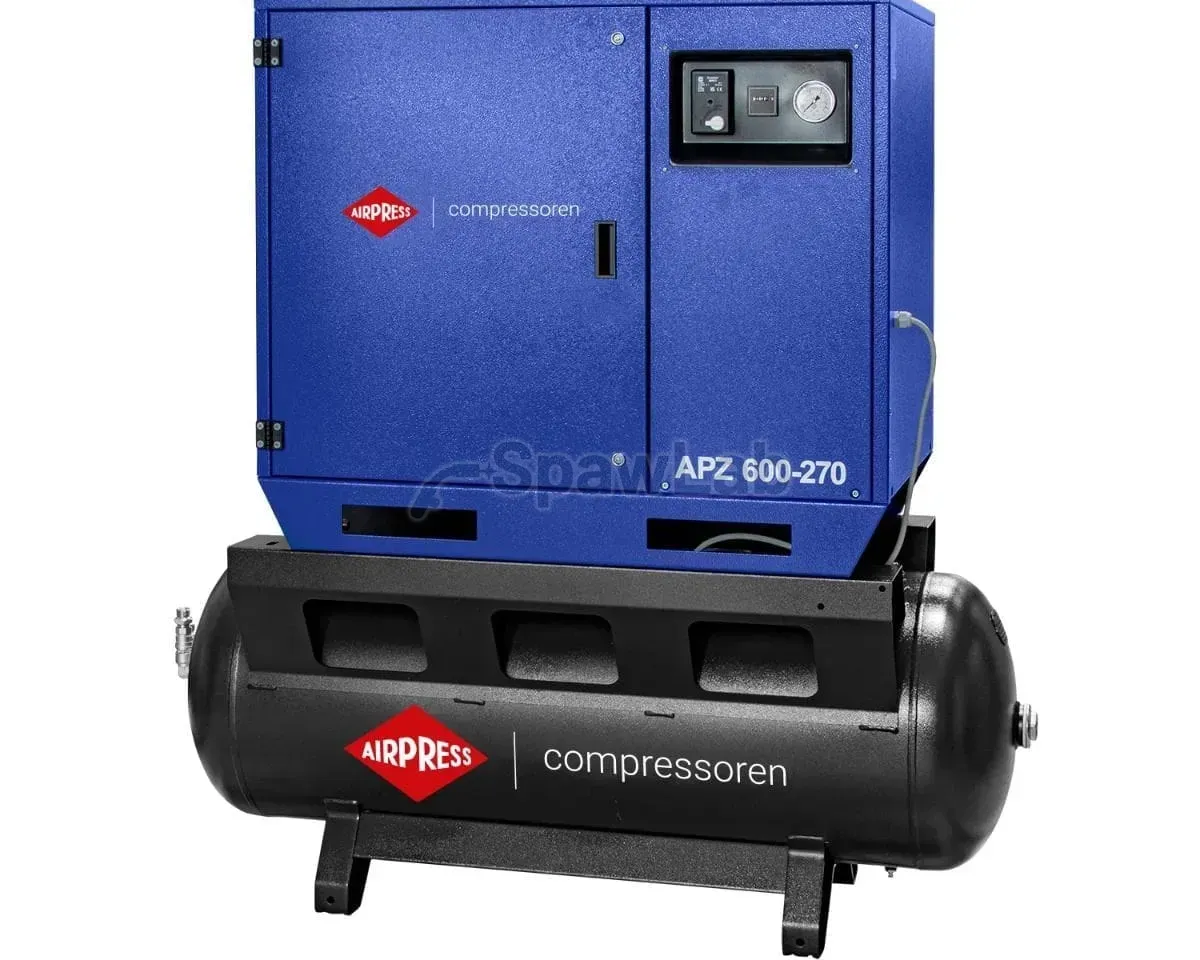 Airpress APZ 600-270 leiser Zweikolbenkompressor 10 bar 5,5 PS/4 kW 465 l/min 270 l