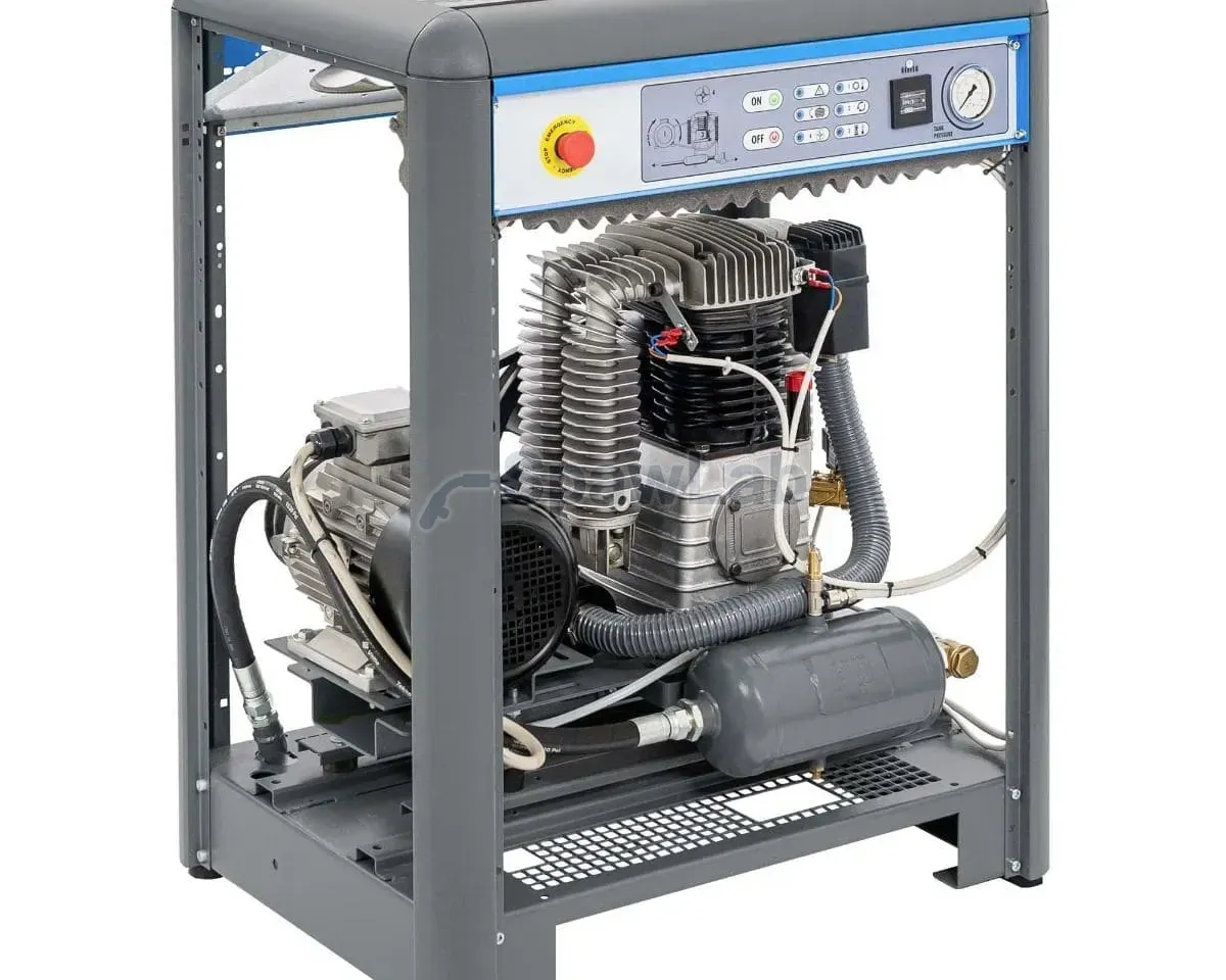 Airpress Silent twin-piston compressor APZ 900+ 11 bar 7.5 HP/5.5 kW 400V 665 l/min 3 l - star-delta connection, photo 2