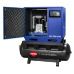 Airpress APZ 900-270S schallgedämmter Zweikolbenkompressor 10 bar 7,5 PS/5,5 kW 611 l/min 270 l, Stern-Dreieck-Schaltung, Bild 3