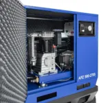 Airpress APZ 900-270S schallgedämmter Zweikolbenkompressor 10 bar 7,5 PS/5,5 kW 611 l/min 270 l, Stern-Dreieck-Schaltung, Bild 6