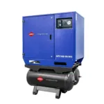 Airpress Silent twin-piston compressor APZ 900-90-90S 10 bar 7.5 HP/5.5 kW 611 l/min 2×90 l - star-delta connection, photo 2