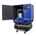 Airpress Silent twin-piston compressor APZ 900-90-90S 10 bar 7.5 HP/5.5 kW 611 l/min 2×90 l - star-delta connection, photo 3