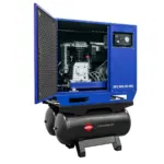 Airpress Silent twin-piston compressor APZ 900-90-90S 10 bar 7.5 HP/5.5 kW 611 l/min 2×90 l - star-delta connection, photo 5