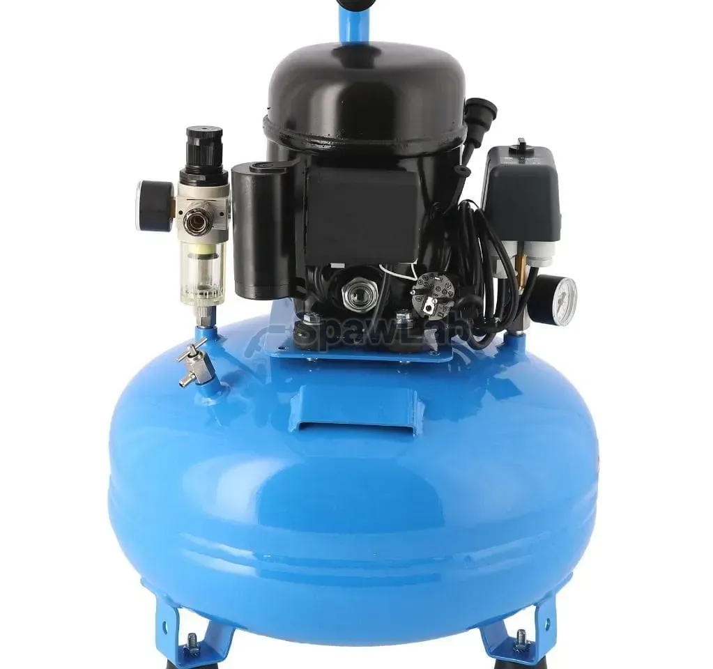 Airpress Cichy kompresor dwutłokowy L 50-24 8 bar 0.5 KM/0.37 kW 32 l/min 24 l, zdjęcie 6