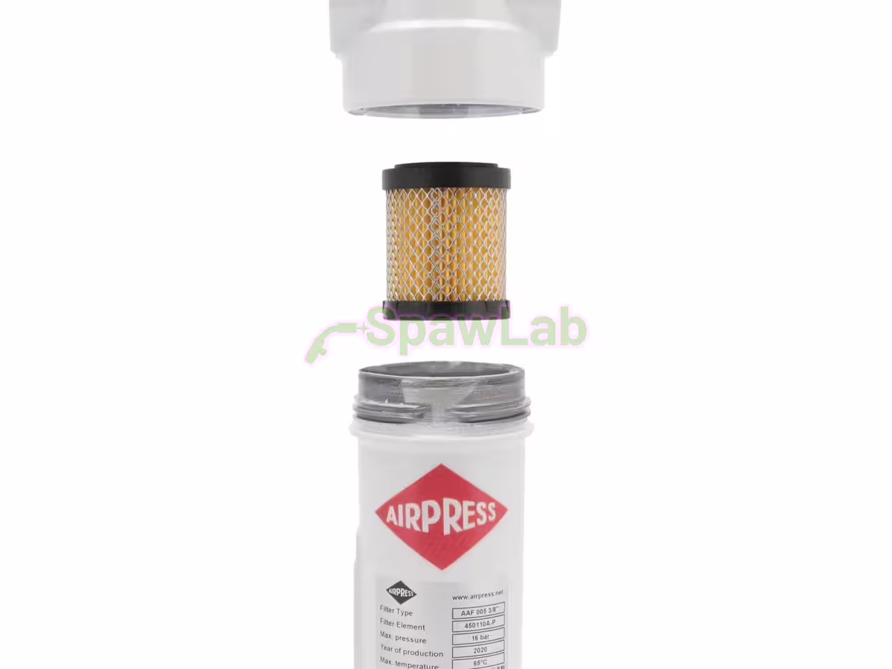 Airpress Filtr sprężonego powietrza P F005 3/8" 1000 l/min 3μm - wstępny, zdjęcie 5