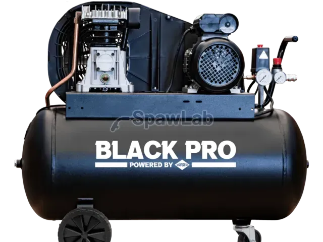 Airpress Black Pro B2800 twin-piston compressor 10 bar 2 HP/1.5 kW 195 l/min 50 l