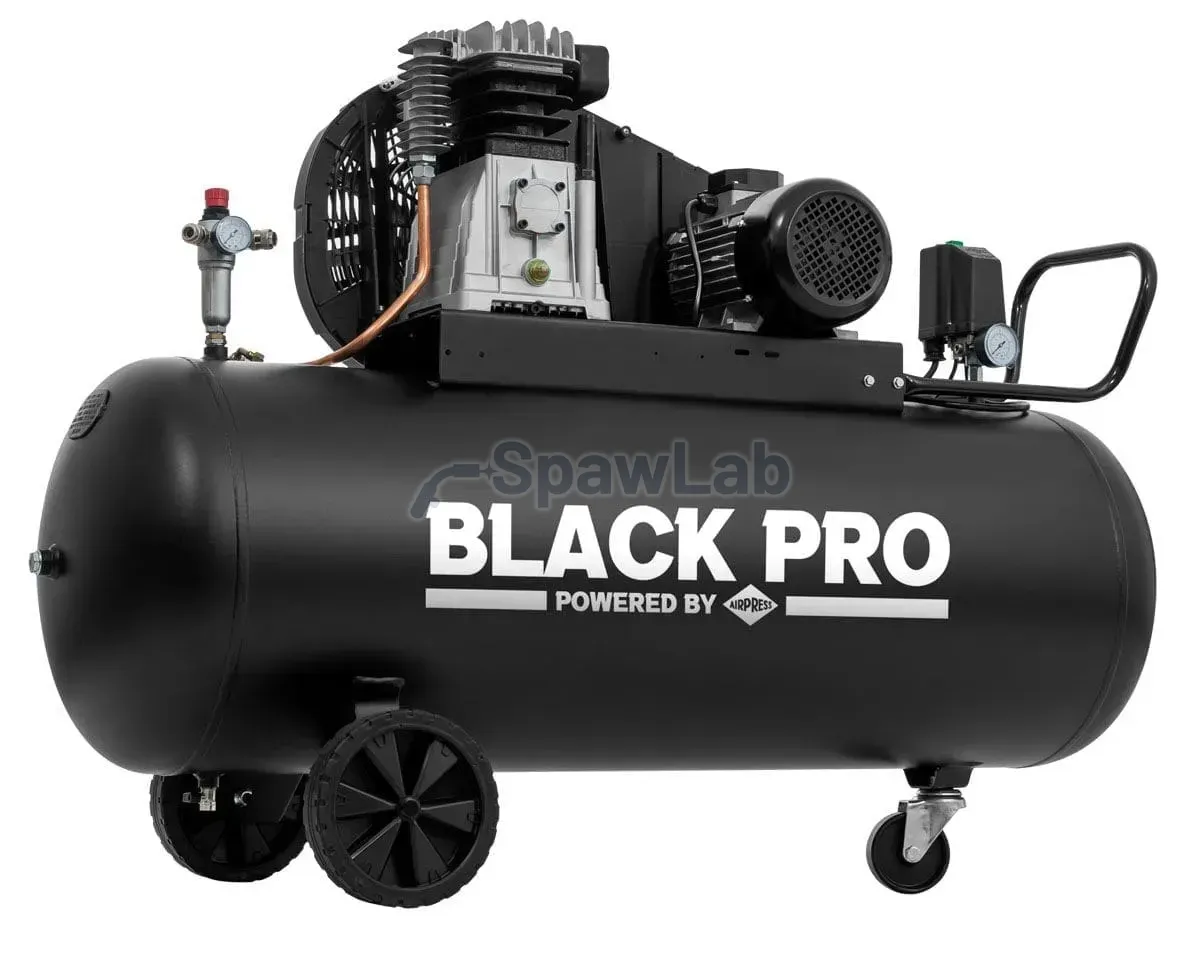 Airpress Twin-piston compressor Black Pro B2800B 10 bar 3 HP/2.2 kW 289.3 l/min 200 l, photo 3