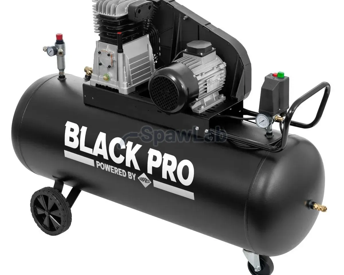 Airpress Twin-piston compressor Black Pro B2800B 10 bar 3 HP/2.2 kW 289.3 l/min 200 l, photo 4