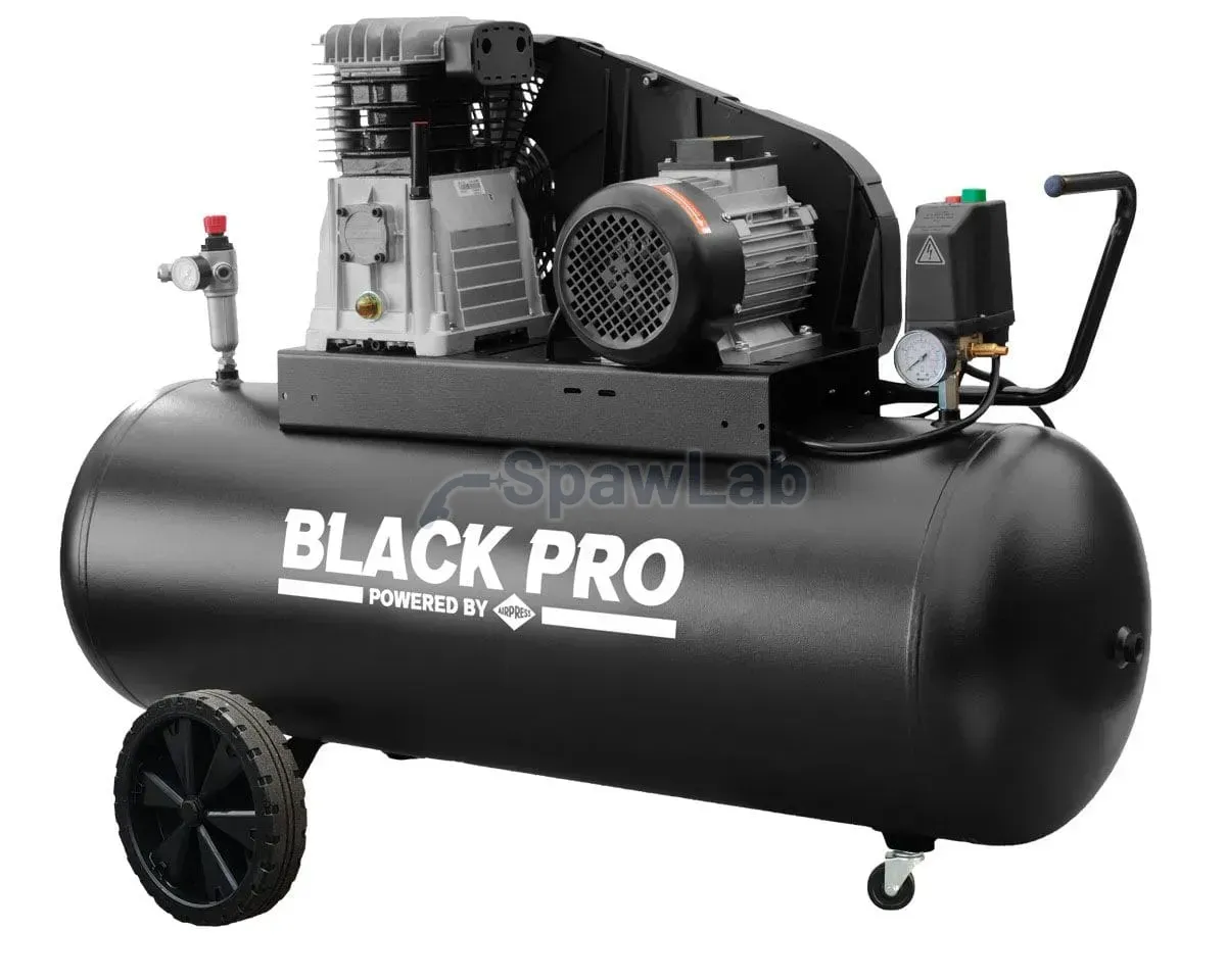 Airpress Black Pro B3800B twin-piston compressor 10 bar 3 HP/2.2 kW 289.3 l/min 150 l, photo 2