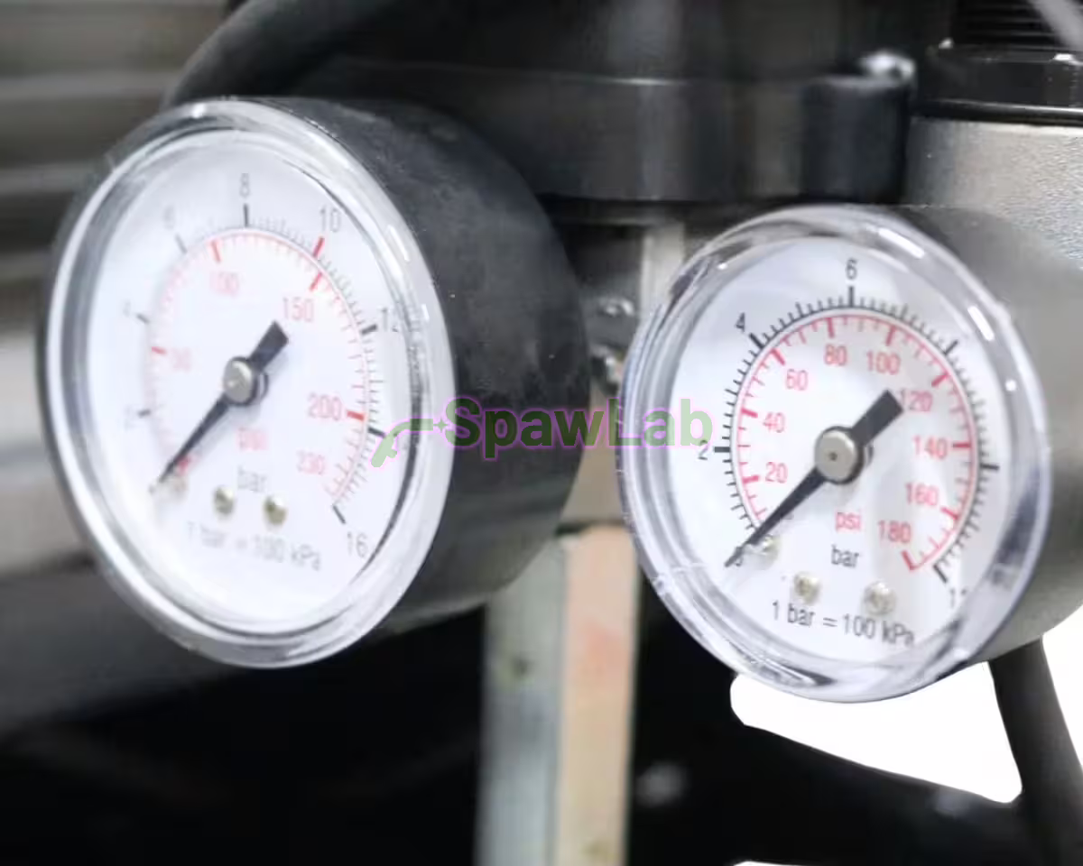 Airpress Twin-piston compressor Black Pro B3800B 10 bar 3 HP/2.2 kW 289.3 l/min 90 l, photo 7