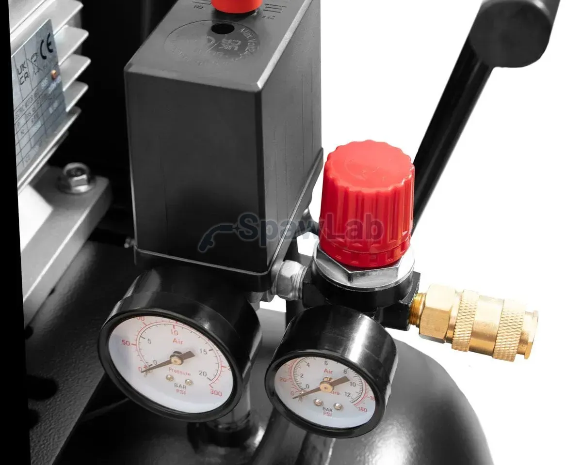 Airpress Black Pro B3800B twin-piston compressor 10 bar 3 HP/2.2 kW 289.3 l/min 90 l, photo 7