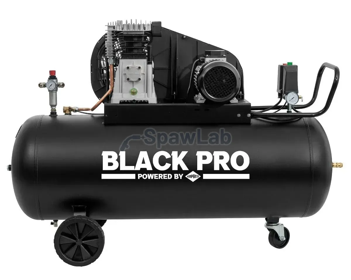Airpress Zweizylinder-Kolbenkompressor Black Pro B3800B 10 bar 4 PS/3 kW 368.2 l/min 200 l